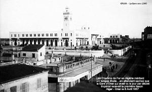 ORAN - GARE - 1900